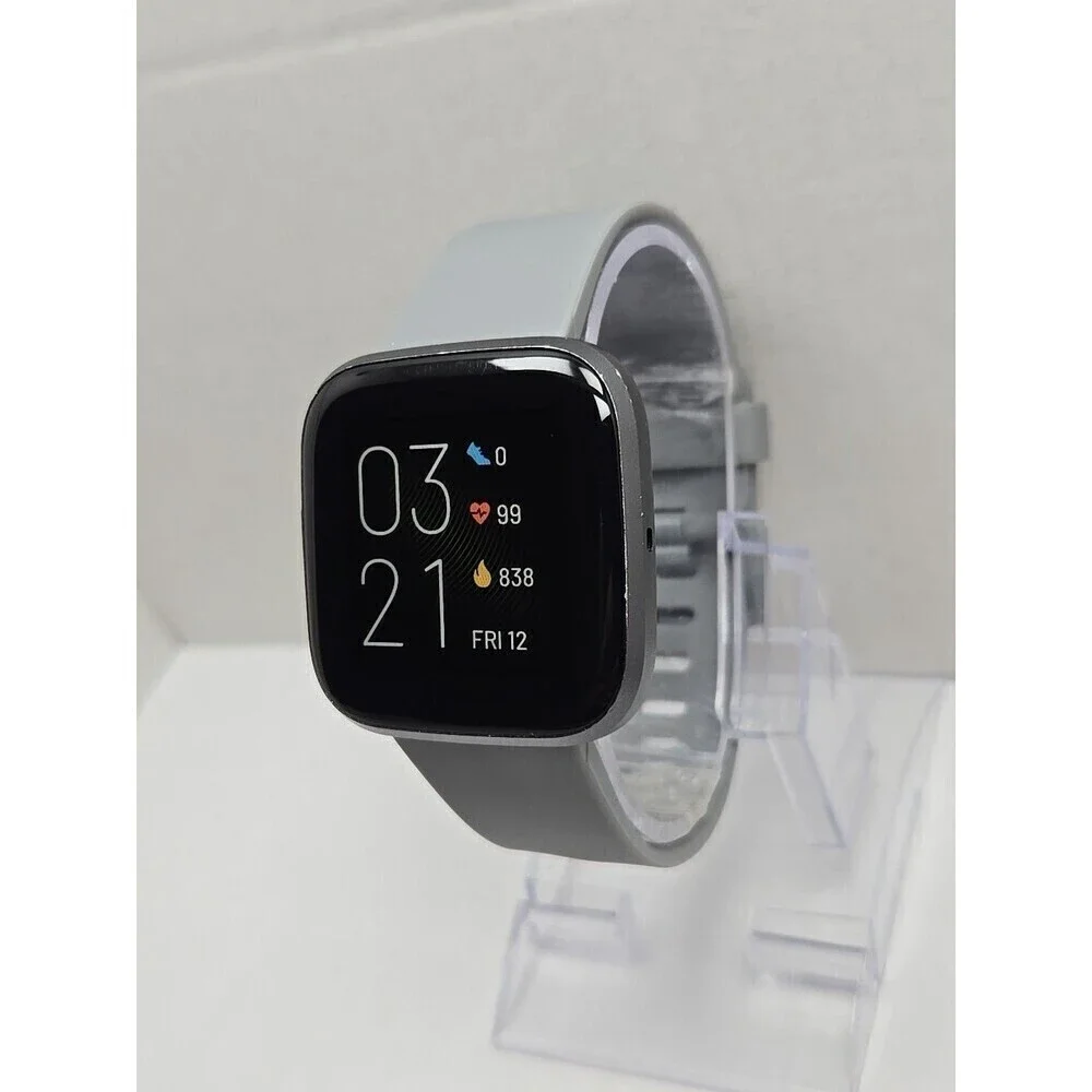 Fitbit Versa 2 Smartwatch Gray 40mm Alexa WR50M Always On Display No Charger
